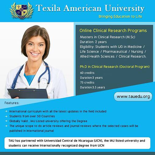 Online Clinical research programs