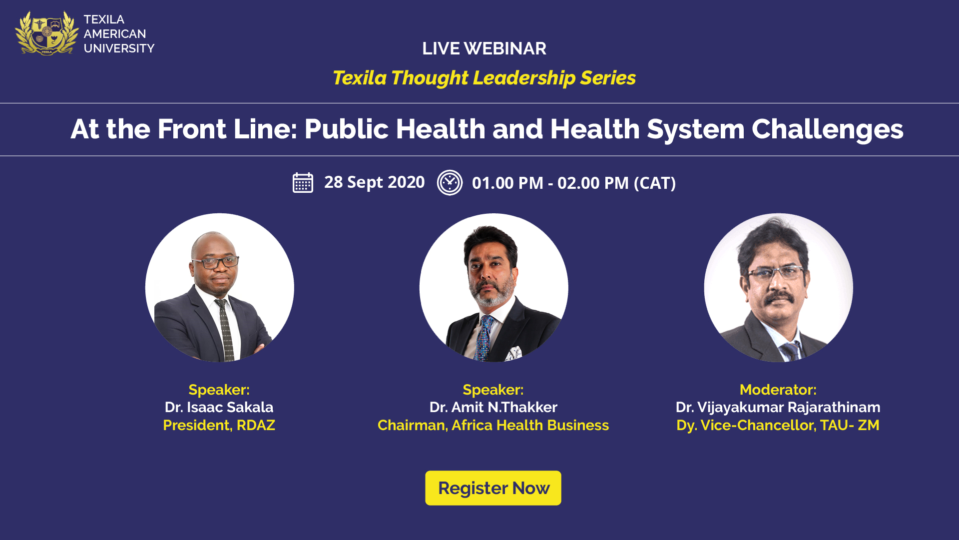 publich health challenges webinar