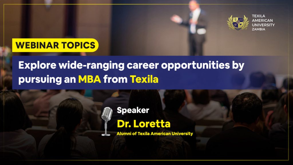 Explore Wide-Ranging Career Opportunities by Pursuing an MBA from Texila